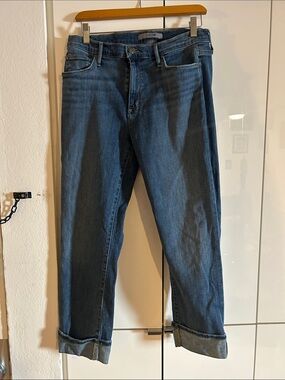 Joe's Jeans Women's Cropped Blue Denim Ankle Jeans